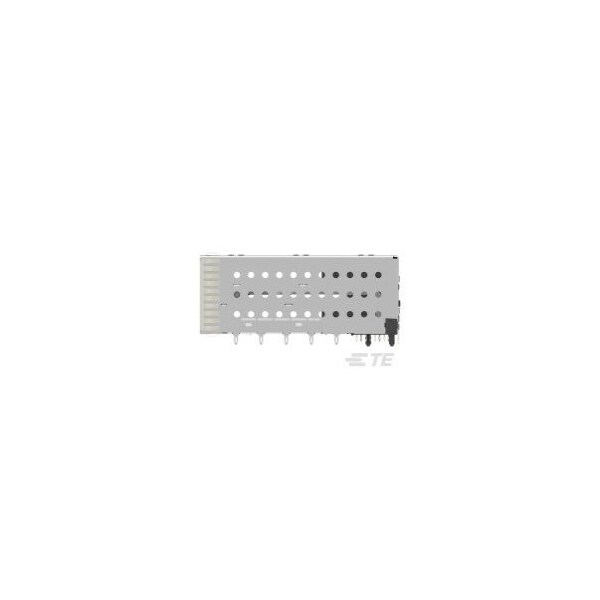 Ensamble SFP+ de TE Connectivity 2x4 con resorte de EMI sin LP SN mejorado - 1-2007394-8