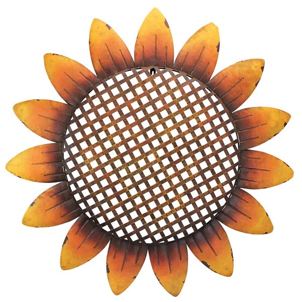 Design Toscano Van Grow Supersized Sunflower Wall Sculpture - FU66999