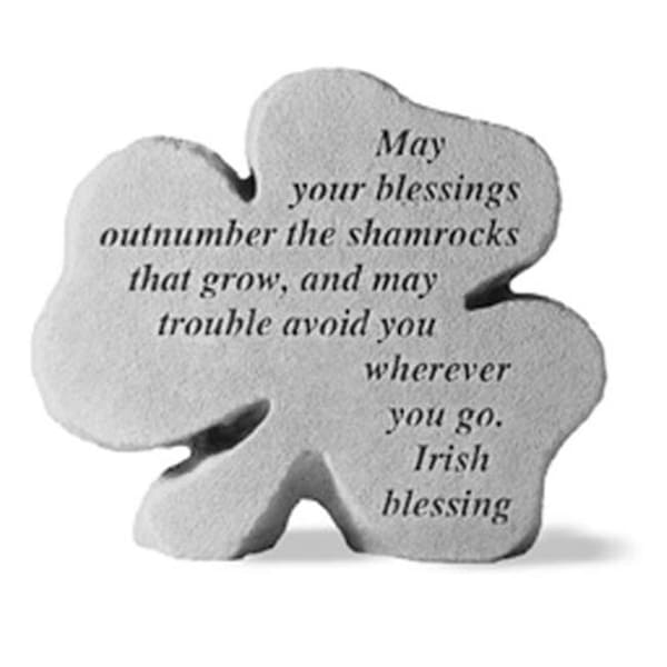 Kay Berry Inc Kay Berry- Inc. 88520 May Your Blessings Outnumber - Garden Accent - 6.75 Inches x 6 Inches - 88520