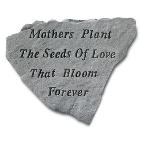 Kay Berry Inc Kay Berry- Inc. 67420 Mothers Plant The Seeds Of Love That Bloom Forever - Memorial - 14.5 Inches x 12.75 Inches - 67420
