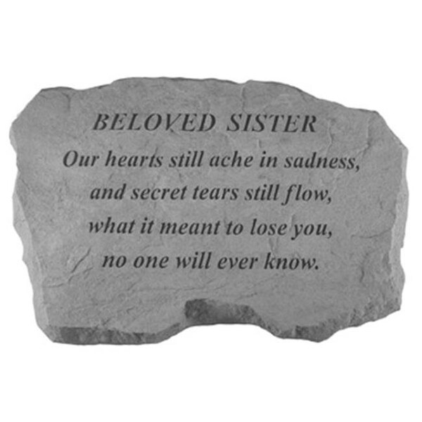 Kay Berry Inc Kay Berry- Inc. 99120 Beloved Sister-Our Hearts Still Ache In Sadness - Memorial - 16 Inches x 10.5 Inches x 1.5 Inches - 99120