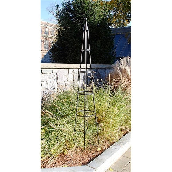 Achla Designs Achla OBL-02 Decor White Wrought Iron Obelisk - OBL-02