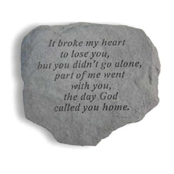 Kay Berry Inc Kay Berry- Inc. 60820 It Broke My Heart To Lose You - Memorial - 11 Inches x 10 Inches - 60820