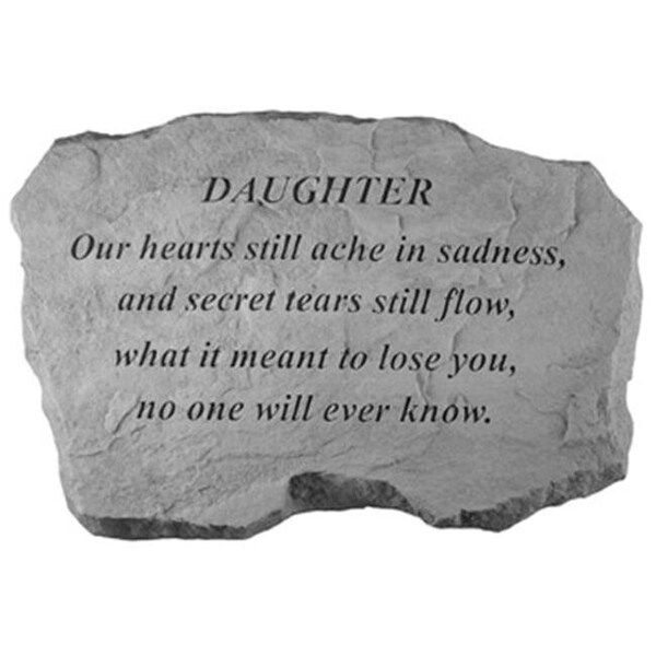 Kay Berry Inc Kay Berry- Inc. 99620 Daughter-Our Hearts Still Ache In Sadness - Memorial - 16 Inches x 10.5 Inches x 1.5 Inches - 99620