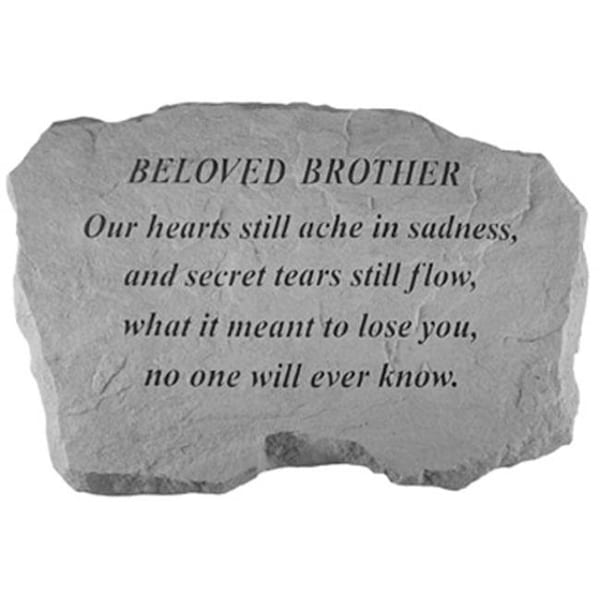 Kay Berry Inc Kay Berry- Inc. 99220 Beloved Brother-Our Hearts Still Ache In Sadness - Memorial - 16 Inches x 10.5 Inches x 1.5 Inches - 99220