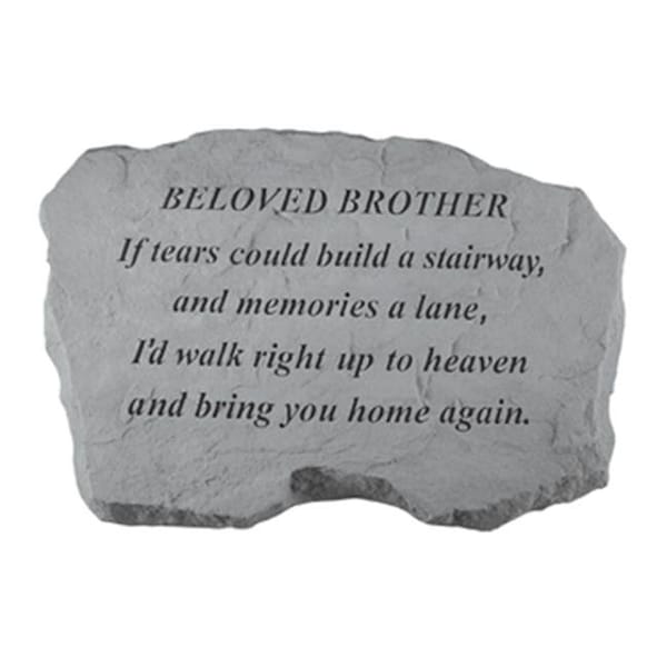 Kay Berry Inc Kay Berry- Inc. 97620 Beloved Brother-If Tears Could Build A Stairway - Memorial - 16 Inches x 10.5 Inches x 1.5 Inches - 97620