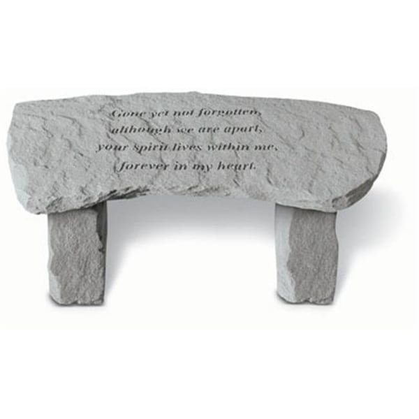 Kay Berry Inc Kay Berry- Inc. 35920 Gone Yet Not Forgotten - Memorial Bench - 29 Inches x 12 Inches x 14.5 Inches - 35920