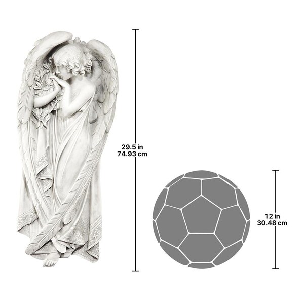 Design Toscano Santa Croce Angel Wall Frieze: Medium - NG33656