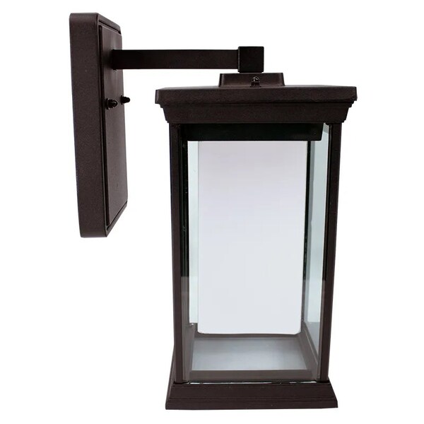 Westgate 10in. Residential Lanterns w/Photocell, Bronze, 12W, 3000K/4000K/5000K, Model M Lantern, M1 Style - LRS-M1-MCT-P-ORB