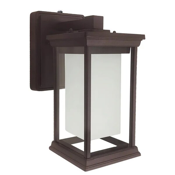 Westgate 10in. Residential Lanterns w/Photocell, Bronze, 12W, 3000K/4000K/5000K, Model M Lantern, M1 Style - LRS-M1-MCT-P-ORB