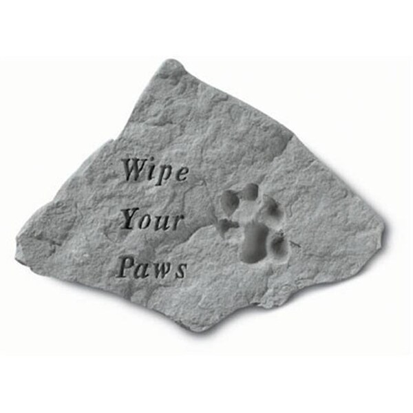 Kay Berry Inc Kay Berry- Inc. 69020 Wipe Your Paws - Garden Accent - 14.5 Inches x 12 Inches - 69020