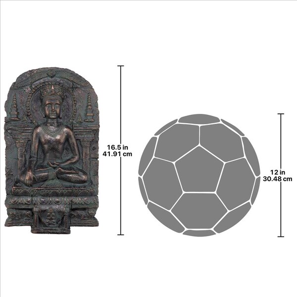 Design Toscano Earth Witness Buddha Wall Sculpture - EU1004