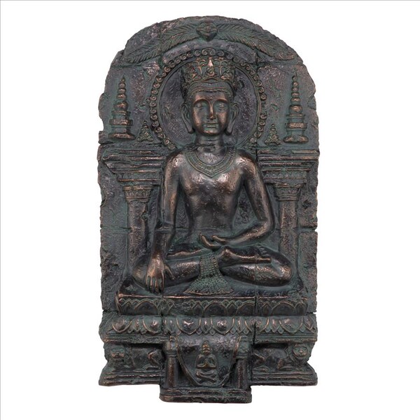 Design Toscano Earth Witness Buddha Wall Sculpture - EU1004