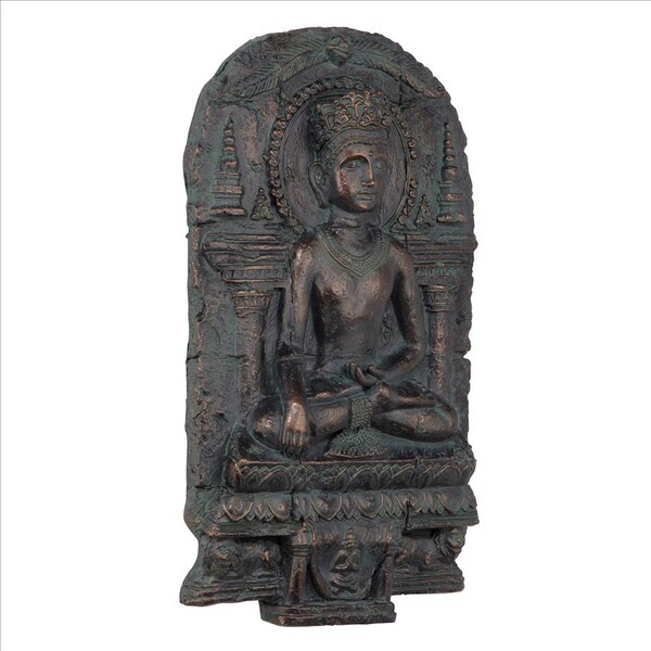 Design Toscano Earth Witness Buddha Wall Sculpture - EU1004