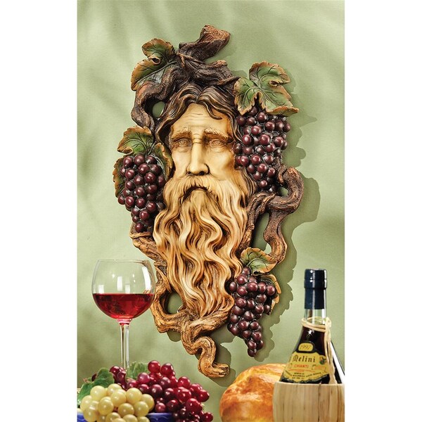 Design Toscano God of the Grape Harvest Wall Sculpture - EU1003