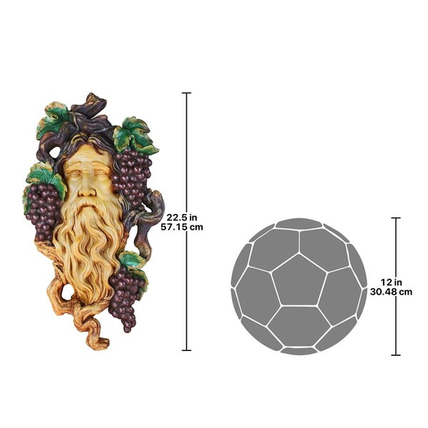 Design Toscano God of the Grape Harvest Wall Sculpture - EU1003