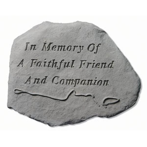 Kay Berry Inc Kay Berry- Inc. 93720 In Memory Of a Faithful Friend - Leash And Collar Memorial - 15.5 Inches x 11.5 Inches - 93720