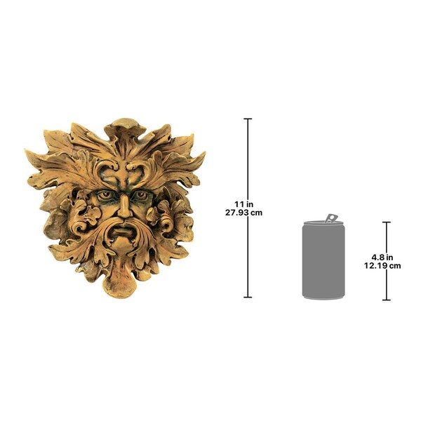 Design Toscano Oak King Greenman Wall Sculptures: Set of Two - QL957154