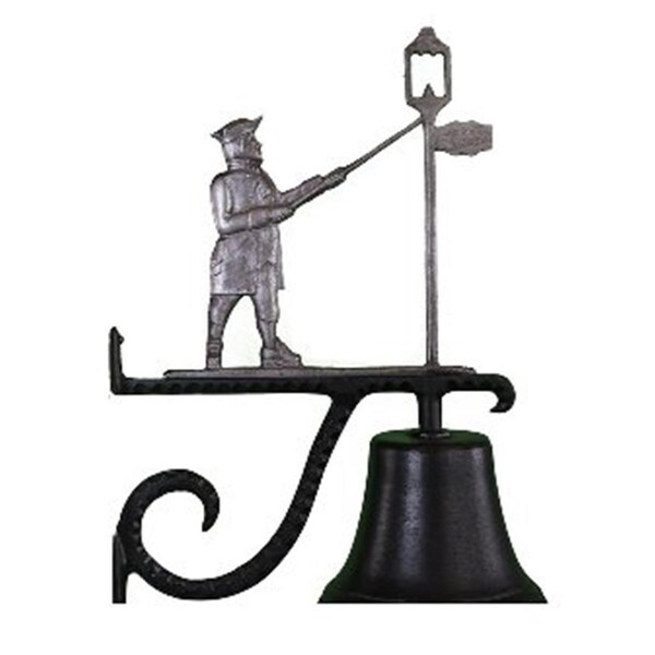 Swivel Cast Bell With Swedish Iron Lamplighter Ornament - SW804984
