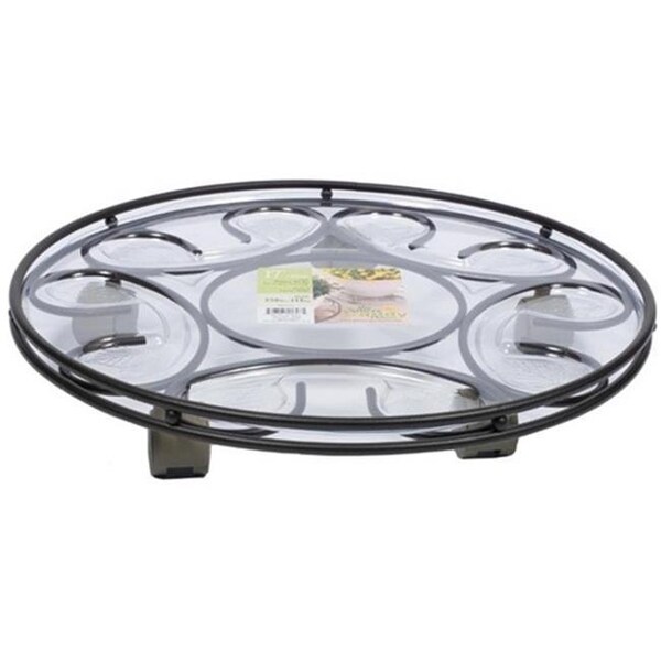 Plastec Plastec PLISC14BK Plastec Saucer Caddy  14-Inches  Black - PLISC14BK