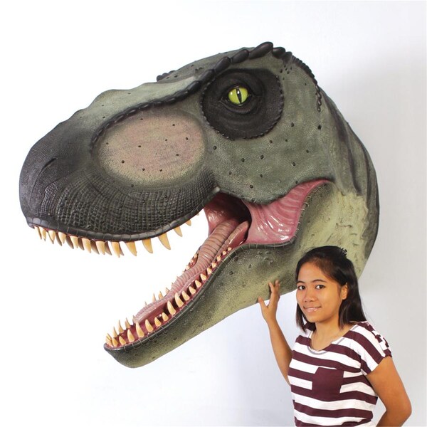 Design Toscano Giant Tyrannosaurus Rex Dinosaur Wall Trophy - NE110106