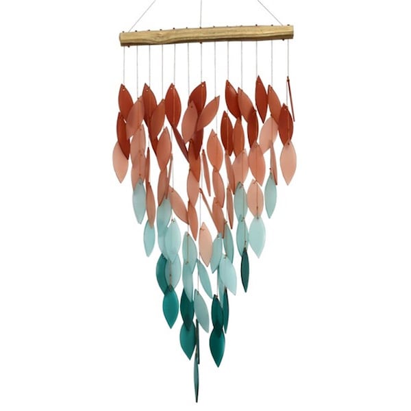 Gift Essentials Deluxe Coral Ombre Waterfall Chime, Multi Color - GEBLUEG595