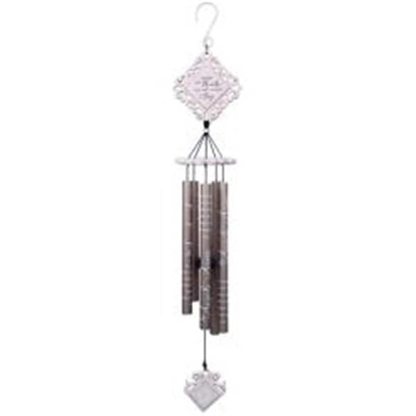 Tool Time 35 in. In Angels Arms Vintage White Chime - TO2559047