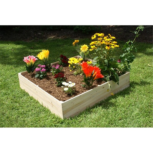 Grillgear Eden 4 Ft. x 4 Ft. x 11 In. Quick Assembly Raised Garden Bed - GR29446