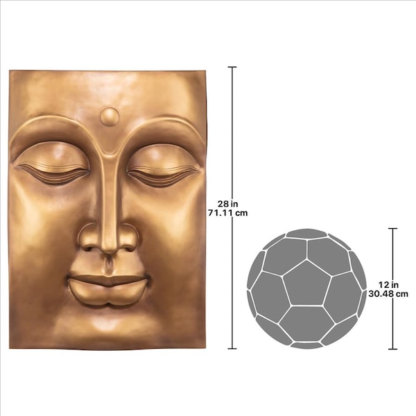 Design Toscano The Serene Buddha Grande Wall Frieze - NG33400