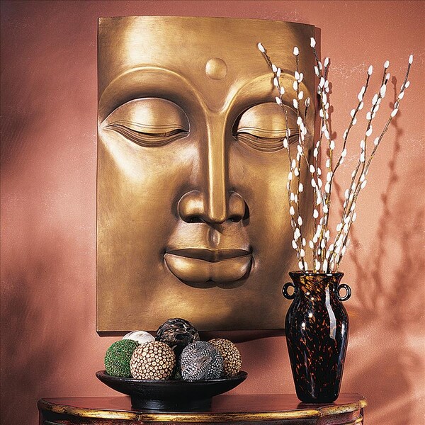 Design Toscano The Serene Buddha Grande Wall Frieze - NG33400