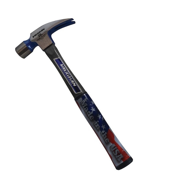 Vaughan Hammer, 16 oz Head, Straight Claw, Smooth Head, HCS Head, 13 in OAL - FS99