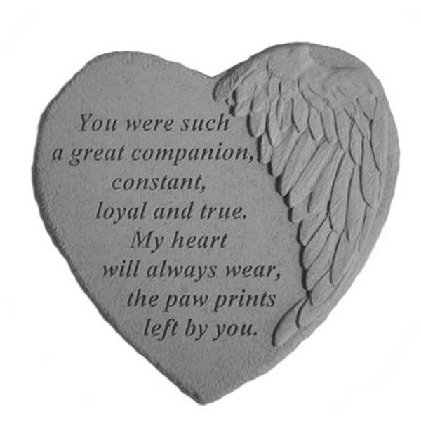 Kay Berry Kay Berry 08913 Winged Heart Memorial Stone - You Were Such - 8913