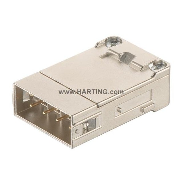 Módulo Gigabit Macho Harting Han 8+Shie - 09140083011