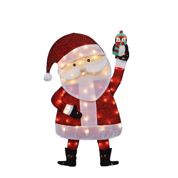 Smartgifts 24 in. Incandescent Santa Yard Decor - SM2742023
