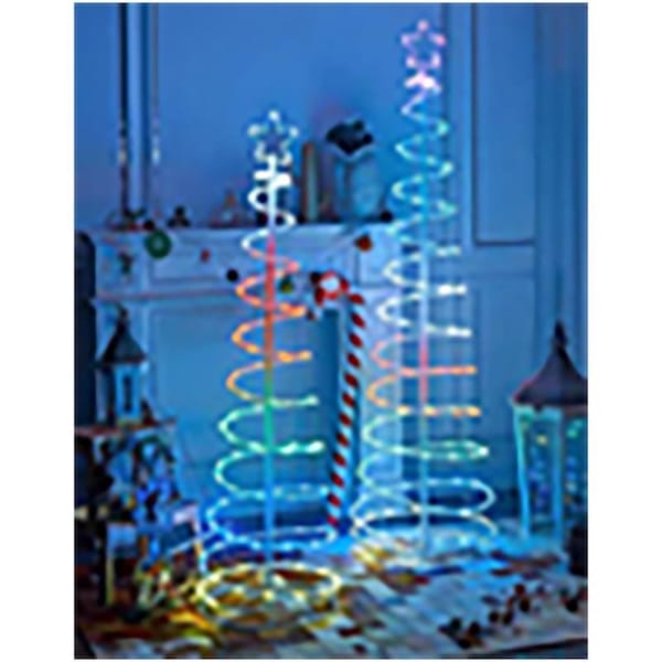 Living Accents Celebrations LED Multi Spiral 5 ft. Yard Decor - RGB5ODTS120A