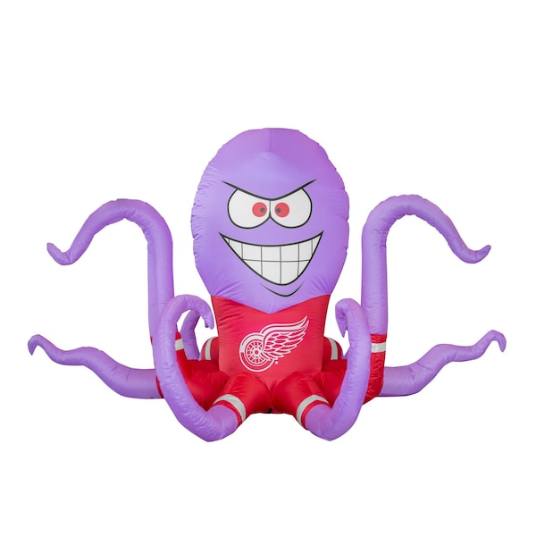 Logo Brands Detroit Red Wings Inflatable Mascot - 811-100-M