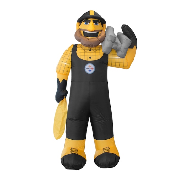 Logo Brands Pittsburgh Steelers Inflatable Mascot - 625-100-M