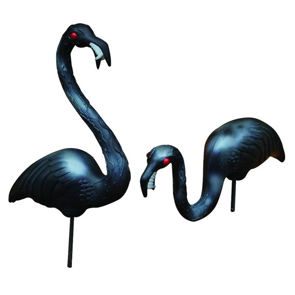 Union Products Union Products Zombie Flamingos Halloween Decor - 62363