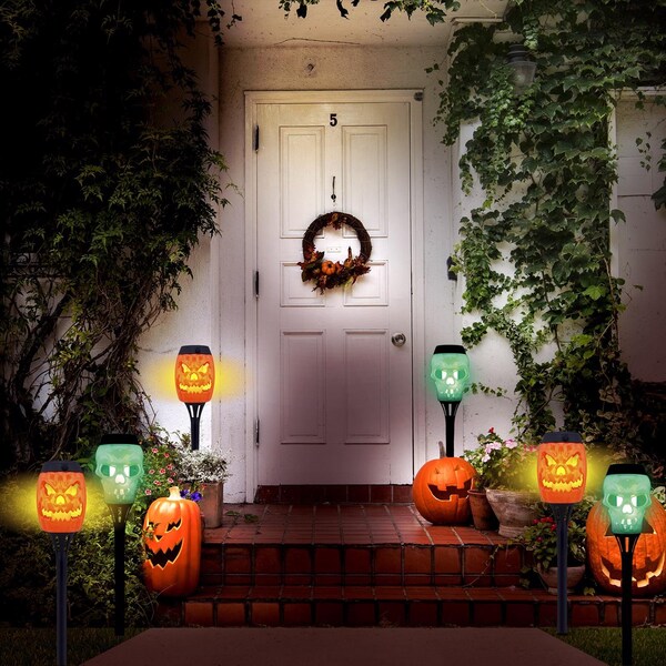 Magic Seasons Shawshank LEDz Magic Seasons 15 in. Spooky Solar Pathway Decor - 768035
