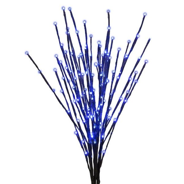 Celebrations Celebrations 9043799 Blue Twinkle Light Burst Yard Decor - 9043799