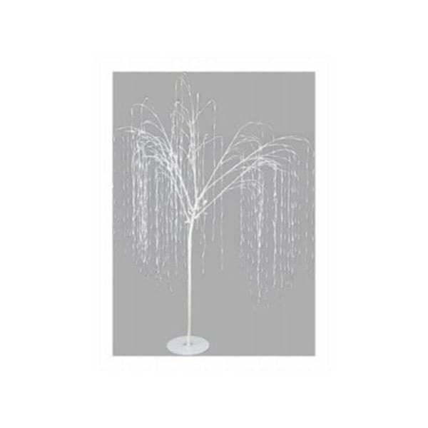 Santas Best 7 ft. Twinkling White Willow 800 White LED Lights Christmas Lawn Decor - 251522