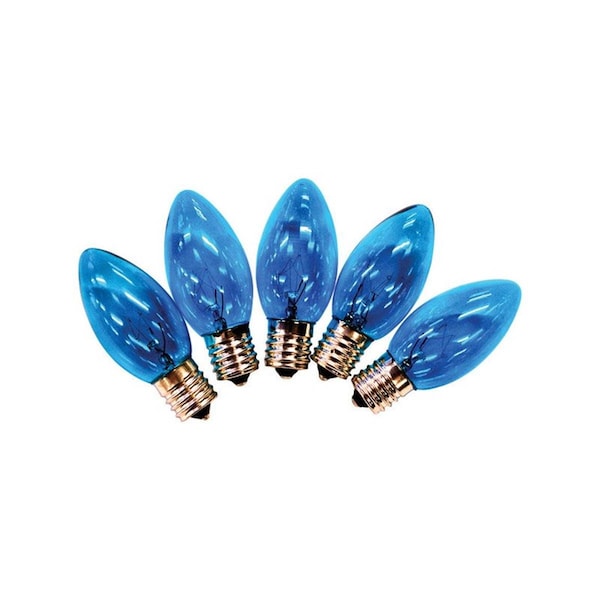 Holiday Bright Lights C9 Christmas Light BulbsBlue1 in. 25 Lights - 9761040