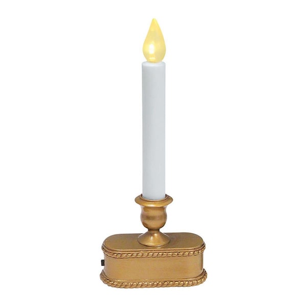 Celebrations No Scent Brushed Gold Auto Sensor Candle9 in. - 9737123