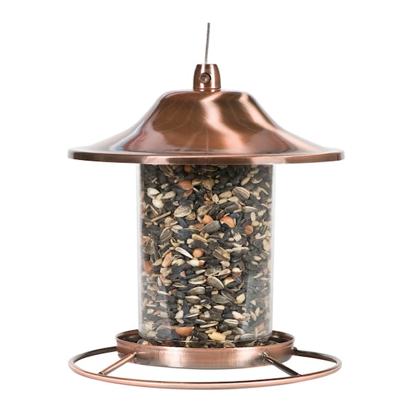 Perky-Pet Perky-Pet Wild Bird 2 lb Metal/Plastic Panorama Bird Feeder 1 ports - 312C