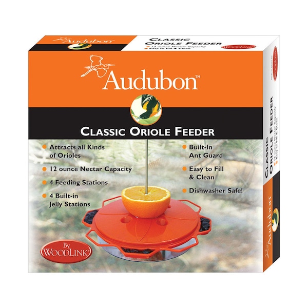 Audubon Audubon Oriole Plastic Jelly and Nectar Station Bird Feeder 8 ports - NAO1