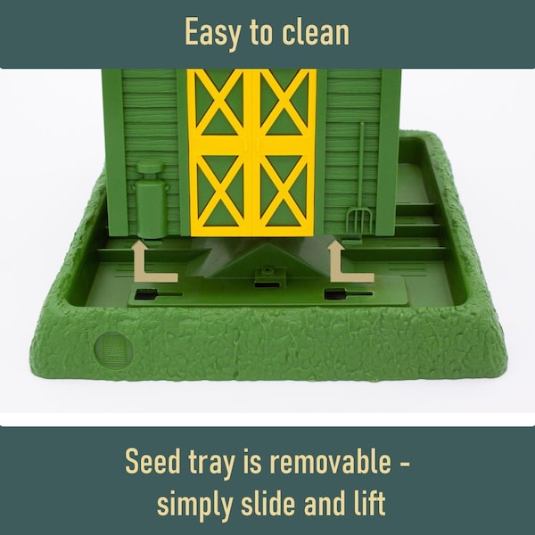 North States Industries North States Wild Bird 5 lb Plastic Hopper Bird Feeder 4 ports - 9096