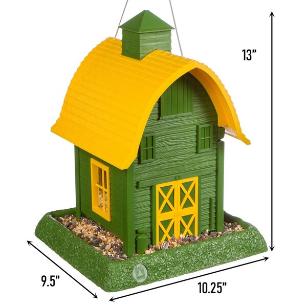 North States Industries North States Wild Bird 5 lb Plastic Hopper Bird Feeder 4 ports - 9096