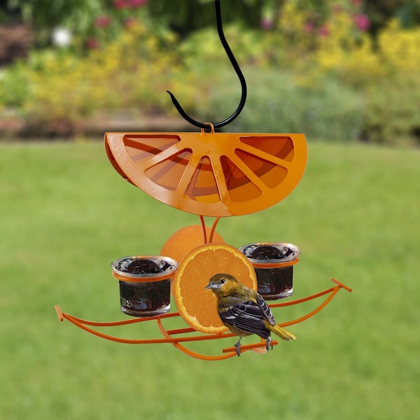 Woodlink Woodlink Oriole Metal Oriole Fruit and Nut Feeder 4 ports - 25019