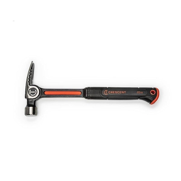 Plumb Pak SS20RN Hammer, 20 oz Head, Premium, Rip, Claw Head, Steel Head, 13-3/4 in OAL - CHSGP20