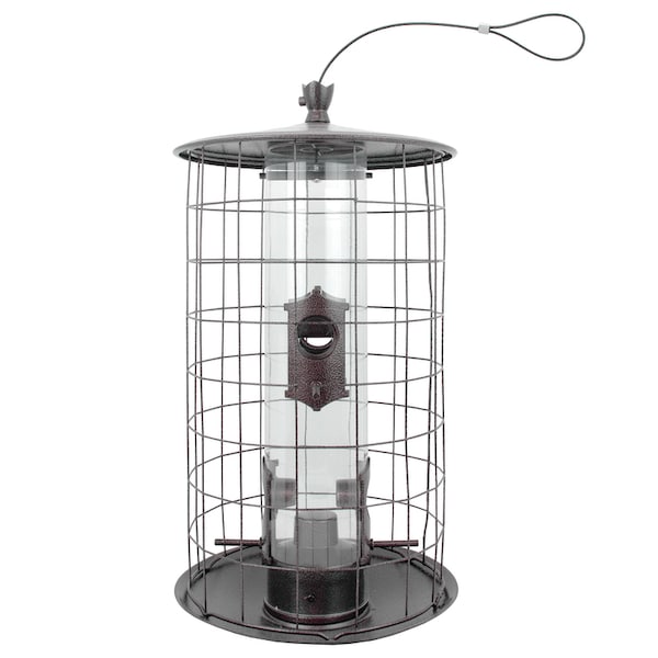 Perky-Pet Perky-Pet Wild Bird 3 lb Metal Wire Wire Cage Bird Feeder 4 ports - 735B